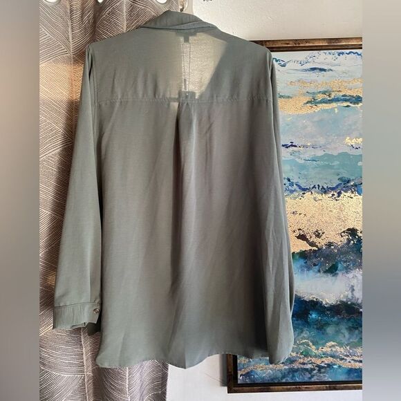 Fashion Nova Casual Brunch Short Shirt Set Light Green Size 1X 2 Pieces NWT - Picture 5 of 15